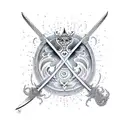 Sword tattoo design idea