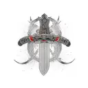 Sword tattoo design idea