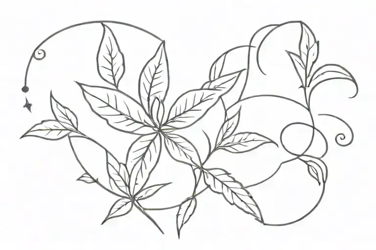 420 tattoo design idea