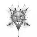 edgy surreal tattoo design idea