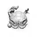 creation of Adam Michelangelo  tattoo design idea