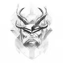 Thor Loki Odin Raven Runes tattoo design idea