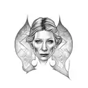 Cate Blanchett  tattoo design idea