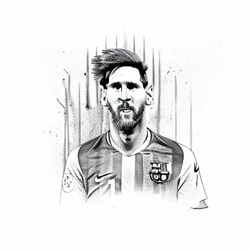 messi tattoo design idea