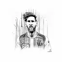 messi tattoo design idea