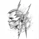 Lightning Bolt tattoo design idea