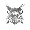 Destiny 2 hunter class game tattoo design idea