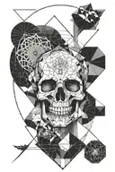 philosophy seneca stoic memento mori tattoo design idea