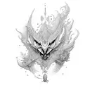 Risk and rich oberflow transition tattoo design idea