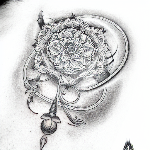 tranquility tattoo design idea