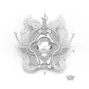 SLAVE TO MONEY tattoo design idea