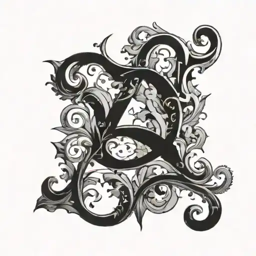 letter L and N insinde of ifiniti sign with birth days 030819 and 151115 tattoo design idea