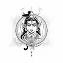 lord shiva  tattoo design idea