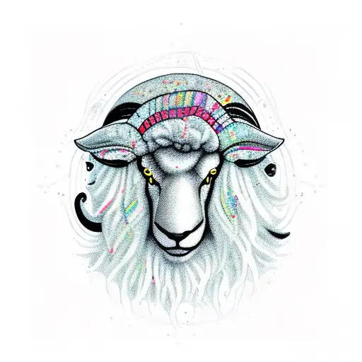 black sheep tattoo design idea