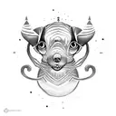 A married truck driver and writer who love dune, have miniature dachshunds, lots of kids, and who love to travel  tattoo design idea