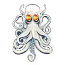 sexy octopus tattoo design idea