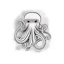 sexy octopus tattoo design idea