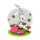 Bunny tattoo design idea