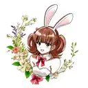 Bunny tattoo design idea