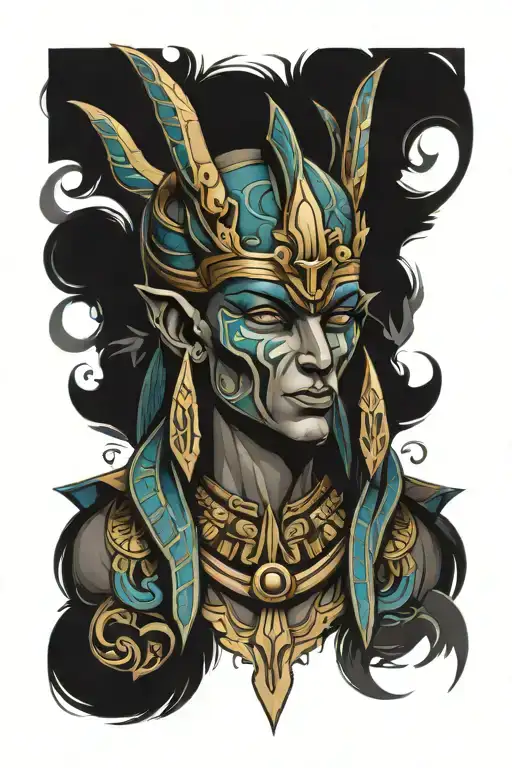 osiris tattoo design idea