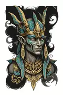 osiris tattoo design idea