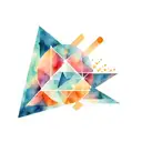 geometry patterns tattoo design idea