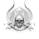  name Delone in cursive tattoo design idea