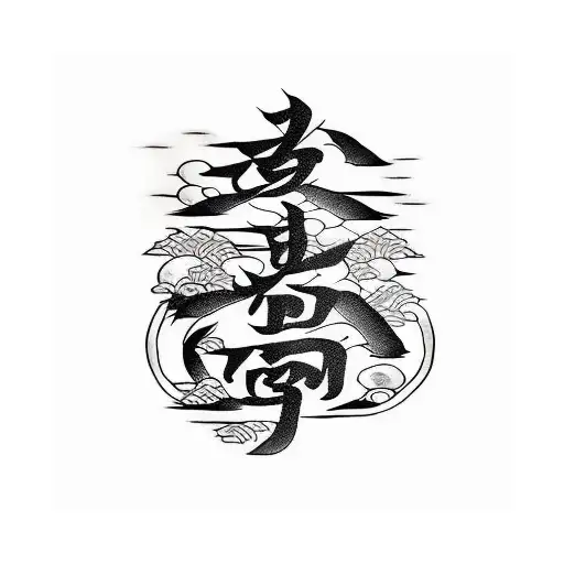 ikigai tattoo design idea