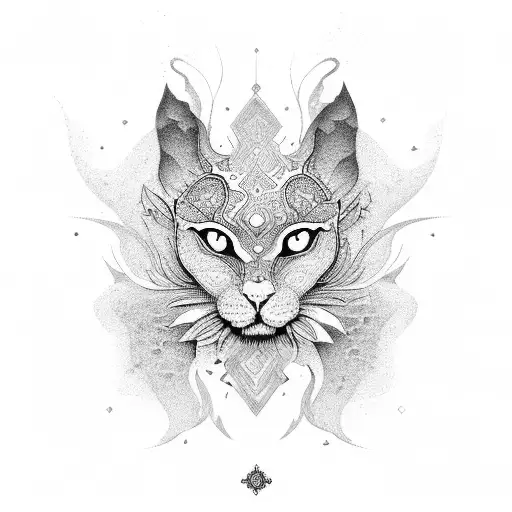 symbol of Persian ancient  tattoo design idea