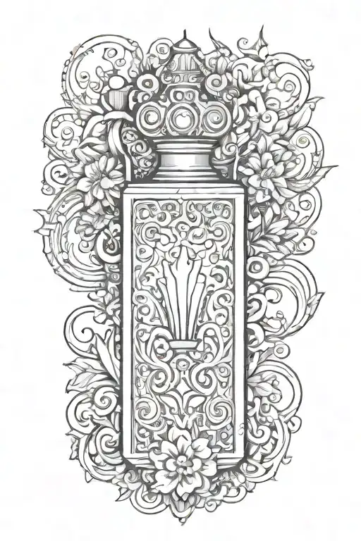 lighter tattoo design idea