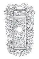 lighter tattoo design idea