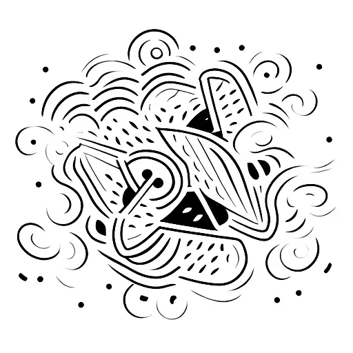 Watermelon tattoo design idea