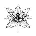 lily tattoo design idea