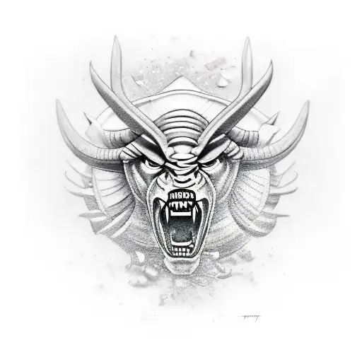 Angry Taurus tattoo design idea