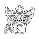 stitch tattoo design idea