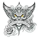 Create, explore, expend, conquer tattoo design idea