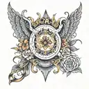 Create, explore, expend, conquer tattoo design idea