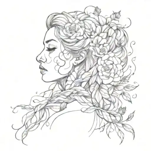 anxiety, stress, struggles, beauty,  flourishing tattoo design idea