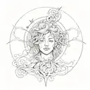 anxiety, stress, struggles tattoo design idea