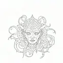 anxiety, stress, struggles tattoo design idea