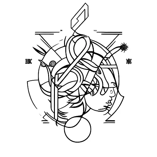 virgo, gemini, cancer  symbols tattoo design idea