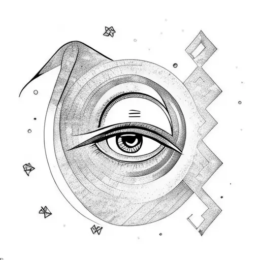 sexy eye that symbolises gratitude tattoo design idea
