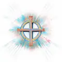 Christian Cross tattoo design idea