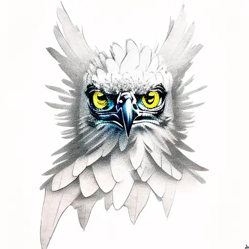 Brazilian Harpy Eagle tattoo design idea
