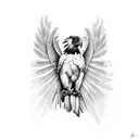 Brazilian Harpy Eagle tattoo design idea