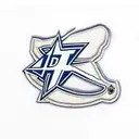 realistic Dallas Cowboys Star with a Florida Gator inside  tattoo design idea