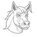 BoJack Horseman tattoo design idea