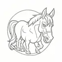 BoJack Horseman tattoo design idea