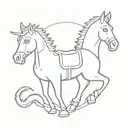 BoJack Horseman tattoo design idea