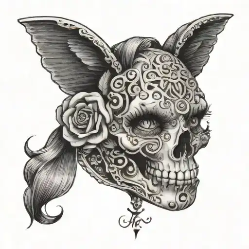 the main theme is the combination of words Beauty & Ugliness (beauty and ugliness) I want the word "Beauty" to be ugly tattoo design idea